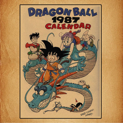 Japanese Surrounding Anime Retro Dragon Ball Poster Goku Gohan Vegeta Piccolo Friza Canvas Painting Print Wall Art Children Gift