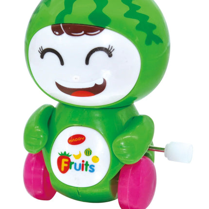 New Clockwork Toy Cartoon Winding Creative Cute Fruit Doll Cart Small Animal Gift