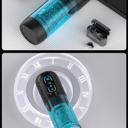 High Speed Automatic Thrusting Rotating Piston Stroker Masturbator Telescopic Vagina Blowjob Masturbation Sex Toys for Men 18