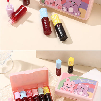 Hydrating Lip And Cheek Gloss Blush Set Long Lasting Moisturizing Color Lock Brightens Not Sticky Mini Lip Dye