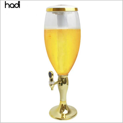 High quality corona LED table top draft beer dispenser tower 3L wholesale portable cold beer dispenser with ice element