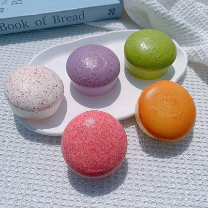 Simulation Bread Toast Squishy Toys Donuts Slow Rising Rebound Squeeze Toy Anti Stress Relief Toys for Kids Adults Desktop Decor