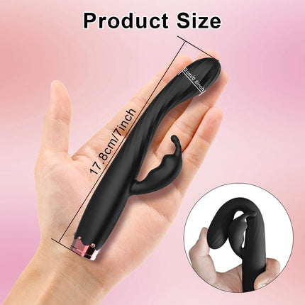 Powerful Finger Rabbit Vibrator Female Nipple Clitoris Vacuum Stimulator G Spot Massager Dildo Adult Goods Sex Toys for Women