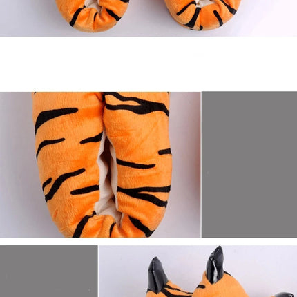 Blue Stitch Animal Paw Slippers For Boy Girl Unisex Kids Monster Claw Slippers Cartoon Soft Plush Warm Home Slippers Child Shoes
