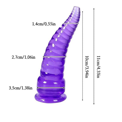 Threaded octopus tentacles, simulated anal plug, adult sex toy, men's and women's anal expanders, prostate massager, suction cup