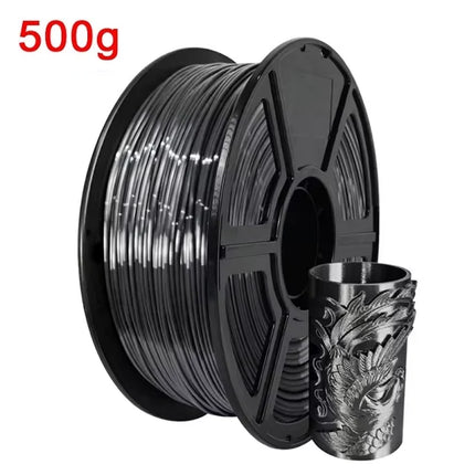 Silk Filament PLA 1.75mm 1kg/500g/250g 3D Printer Filament For Printing Toys Shiny Smooth PLA+ Gold Silver Red Blue High Speed