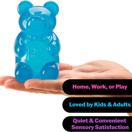 8cm NeeDoh Cute Gummy Bear Sensory Squeeze Toy with Jelly-like Filling Slow Rebound Stress Relief Toy To Alleviate Anxiety**