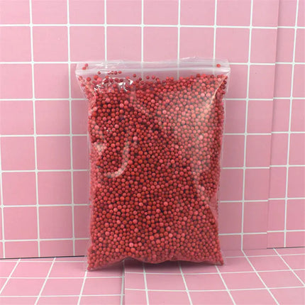 1pack Polystyrene Styrofoam Balls Bottle DIY Snow Mud Particles Accessories Slime Balls Small Tiny Foam Beads For Foam Filler
