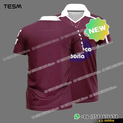 TESM Summer POLO Shirt Men Summer Sports V-neck T-shirt Street Trendy Short Sleeve 3D HD Print T-shirt