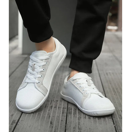 Men's Wide Slip On Minimalist Barefoot Shoes Zero Drop Sole Cross-Trainer Lightweight Breathable Running Walking Shoes Sneaker