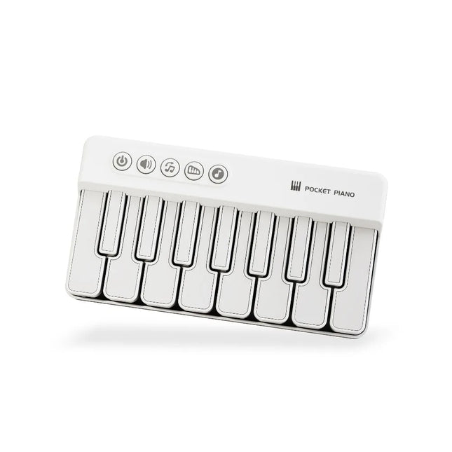 Rainbow Lights Kids Mini Piano Portable Design 7 Colors LED Learning Piano Keyboard Multi-functional Electronic Organ Keyboard