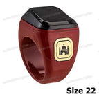 Bk-Red 22mm