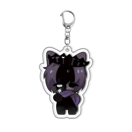 Game Forsaken Cosplay Keychain Unisex Kawaii Acrylic Pendant Keyring Key Chain Bag Accessories Decoration Ornament Props