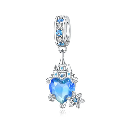 Orstarry Charm Silver 925 Beads Blue Series Fit Bracelet Charms DIY Original Fashion Pendants For Women Jewelry Trendy Gifts