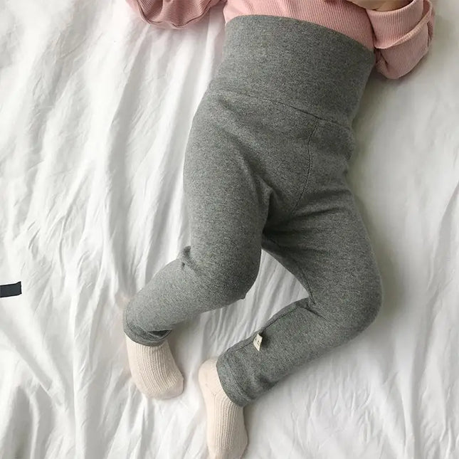 Autumn Spring Baby Girl Leggings Cotton Baby Boys Ribbed Full Length Infant Kids Clothes Skiny Pants Children Casual Trousers