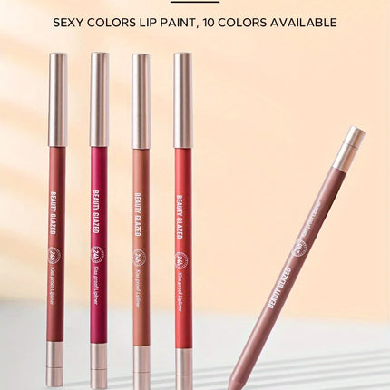 Lip Liner Pencil Set Matte Nude Contour Lipliner Pencil Lipstick Waterproof Long Lasting Lipstick Pen Lip Tint Cosmetics