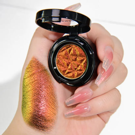 Eye Shadow Chameleon Metallic Glitter Powder Monochrome Eyeshadow Glitter Metallic Eye Looks 100% Vegan And Cruelty Free