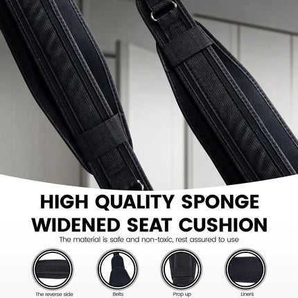 Sex Swing Adult Sex Toys Ceiling & Door Sex Swings BDSM Toy Set with Widened Thick Cushion Heavy Duty Hardware Buckle Adjustable Nylon Strap Comfortable Swing Sex Sling Hold up 400 lbs