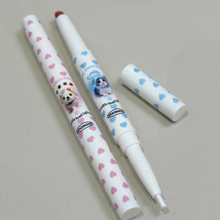 HERORANGE Dual-Ended Lip Liner & Velvet Matte Lipstick - Precision Lip Contouring with Soft Misty Finish