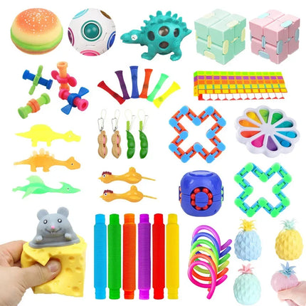 1pcs Random Fidget Toys Mystery Gifts Pack Surprise Box 300 Different Fidget Set Antistress Relief Toys for kids