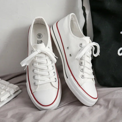 Unisex Casual Canvas Flat Shoes Spring Summer Breathable Rubber Sole Comfortable Slip-On Adults Flat Heel Fashionable Trendy