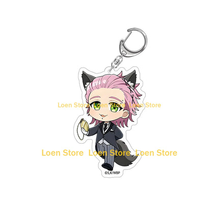 WIND BREAKER Haruka Sakura Akihiko Nirei Kyoutarou Sugishita Tasuku Tsubakino Shuhei Suzuri Wolf Butler Chibi Acrylic keychain