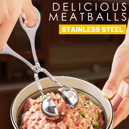 Meat Ball Maker Tool Stainless Steel Clip Round Rice Ball Shaper Spoon Meatball Making Mold Non Stick Stuffed Kitchen Gadget