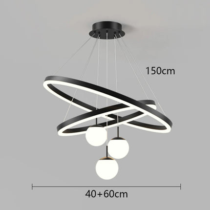 Modern home decor led lights pendant light lamps forstaircase Chandeliers for living room hanging light indoor lighting