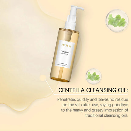 Centella Light Cleansing Oil Refreshing and gentle cleansing face and lip makeup remover Eye and lip makeup remover,Moisturizing