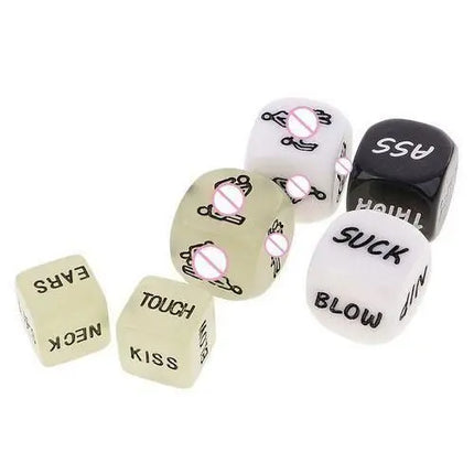 12-faced Sex Dice Erotic Craps Toys Love Dices Sex Toys Couples Luminous Dice Sex Game Bar Erotic Products Sexy Posture Foreplay