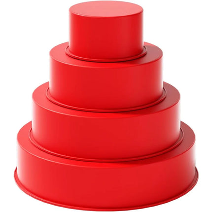 Silicone Cake Pan, Non-stick Silicone Round Cake Mold for Baking, Silicone Baking Pan Set for Cake,cheesecake and Chocolate Cake
