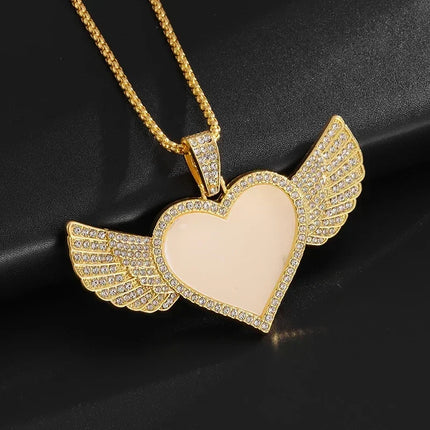 Hip Hop Iec Out Put Crystal Zirconia Dollar Sign Pendant Necklace Fashion Punk Cool Rock Rap Party Jewelry Accessories for Men