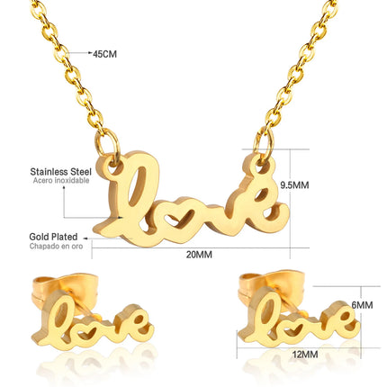 LUXUKISSKIDS Chic Elegant Heart Indian Fine Jewelry Sets Women Wedding Crown Steel Necklace And Earrings bijoux Bulk Wholesale