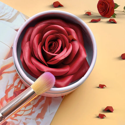 4-Color Rose Petal Blush,Waterproof Blush Cream,Natural Finish,Light Coverage,Perfect Gift for Christmas and Valentine's Day
