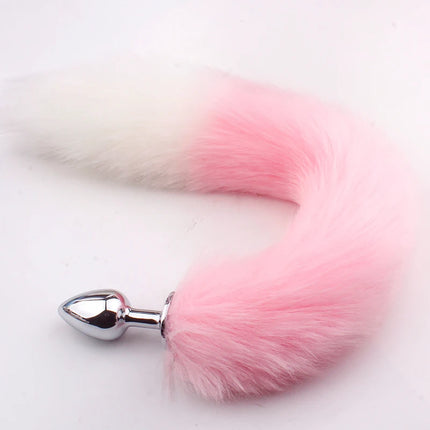 Pink Fox Butt Plug Tail Anal Teaser Comfort Furry Beginner Sex Toy Indeed Explore Ass Dog Play Women stimulate Furry Cosplay
