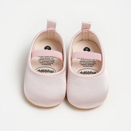 NEW Infant Baby Girls Mary Jane Princess Wedding Dress Shoes Toddler Crib Shoes Versatile baby princess shoes