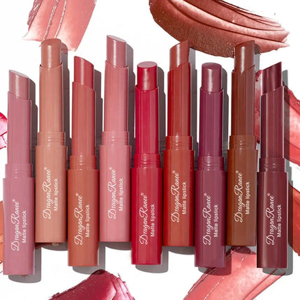 Matte Velvet Lipstick Waterproof Long-lasting Liquid Lipstick Women Smooth and Pigmented Non-Stick Moist Lip Tint