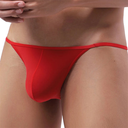 Erotic Mini Thong Men Sexy Panties Man T-Back Underwear Low Waist Bikini Briefs Ultra Thin Lingerie hombre Underpants