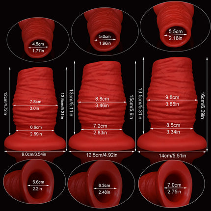 Hollow Butt Plug Soft silicone Anal dilation fisting Gay sex toys 18+ big anal plug  G-spot masturbation Vaginal/anal speculum
