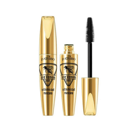 5D Waterproof Mascara Lengthens Eyelashes Extension Black Silk Fiber Mascara Female Makeup Cosmetic Bee Venom Curled Masc