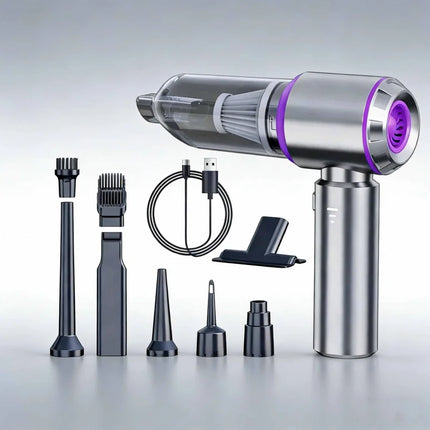 New Portable Handheld Vacuum 30000Pa Cordless Car Vacuum Cleaner With Brushless Motor 4 In 1 For Keyboard, Home, Pet And Car