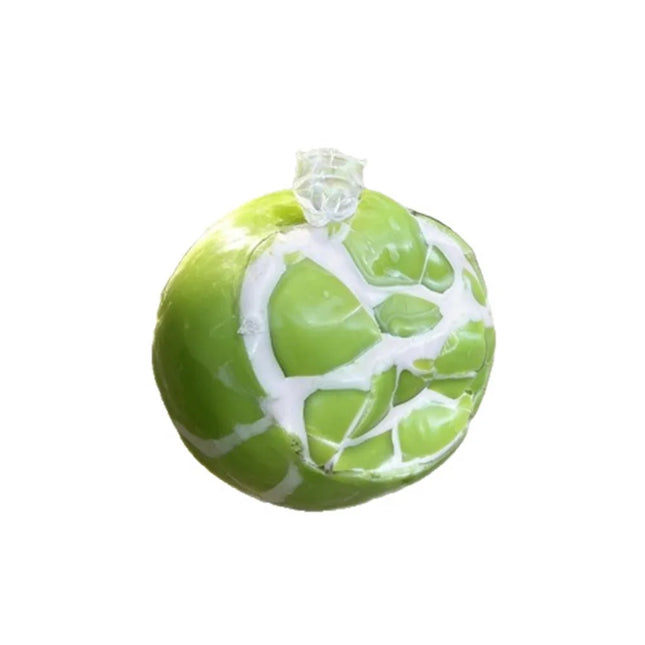 Green Grape Design Wax Cracking Squeeze Toy Crispy Feel Crackable Texture Crispy Stress Balls Handmade Craft Soft TPR