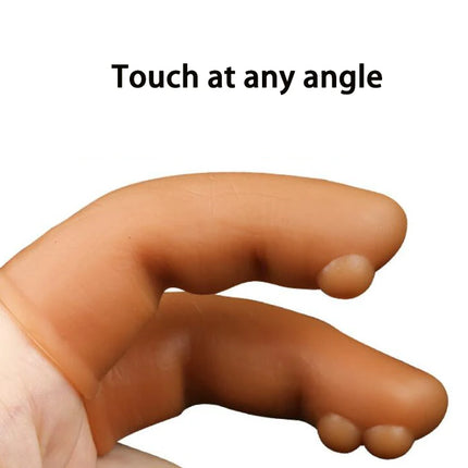 Finger Sleeve Liquid Silicone Sex Toys for Adult Nipple G-spot Clitoris Stimulator Vagina Masturbator Orgasm Flirting Products