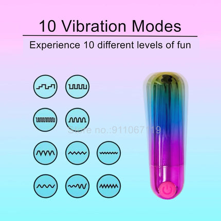 Powerful USB Charge Bullet Vibrator Clitoris Stimulator G-Spot Vagina Massage Adult Erotic Sex Toys For Woman Female Masturbator