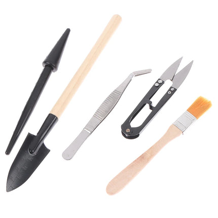 13 Pcs fleshiness Plant Garden Tools Set For Succulents Potted Plants Seedling Starter Spade Pruning Tweezers Scissors