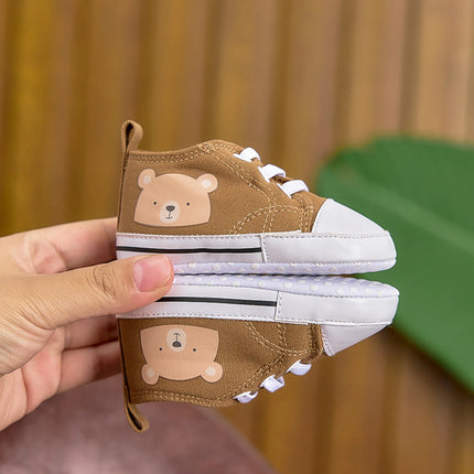 0-12months Infant Girl Boy High Top Shoes Floral Animal Sneaker  for baby girls  boys