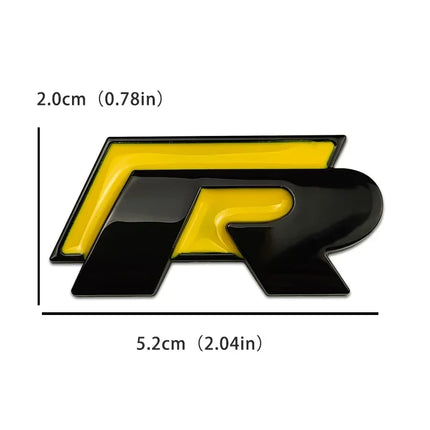 Metal Car Front Grille Emblem for Volkswagen Polo Golf Jetta Beetle Tiguan Touran Passat Trunk Fender Badge Stickers Accessories