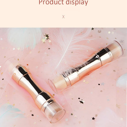 4-in-1 Multifunctional Makeup Brush Set - Professional Portable Foundation Blush Eyeshadow Lip Brushes Travel Kit with Case