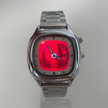 New High-end Watches for Men and Women Dynamic Digital Display Y2K Clock Luminous Waterproof Quartz Wristwatches with Box Gifts