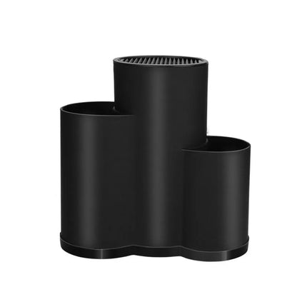 Multifunctional Universal Knives Holder 2/3 Grid Plastic Kitchenware Drain Rack Black/White Flatware Storage Box Fork